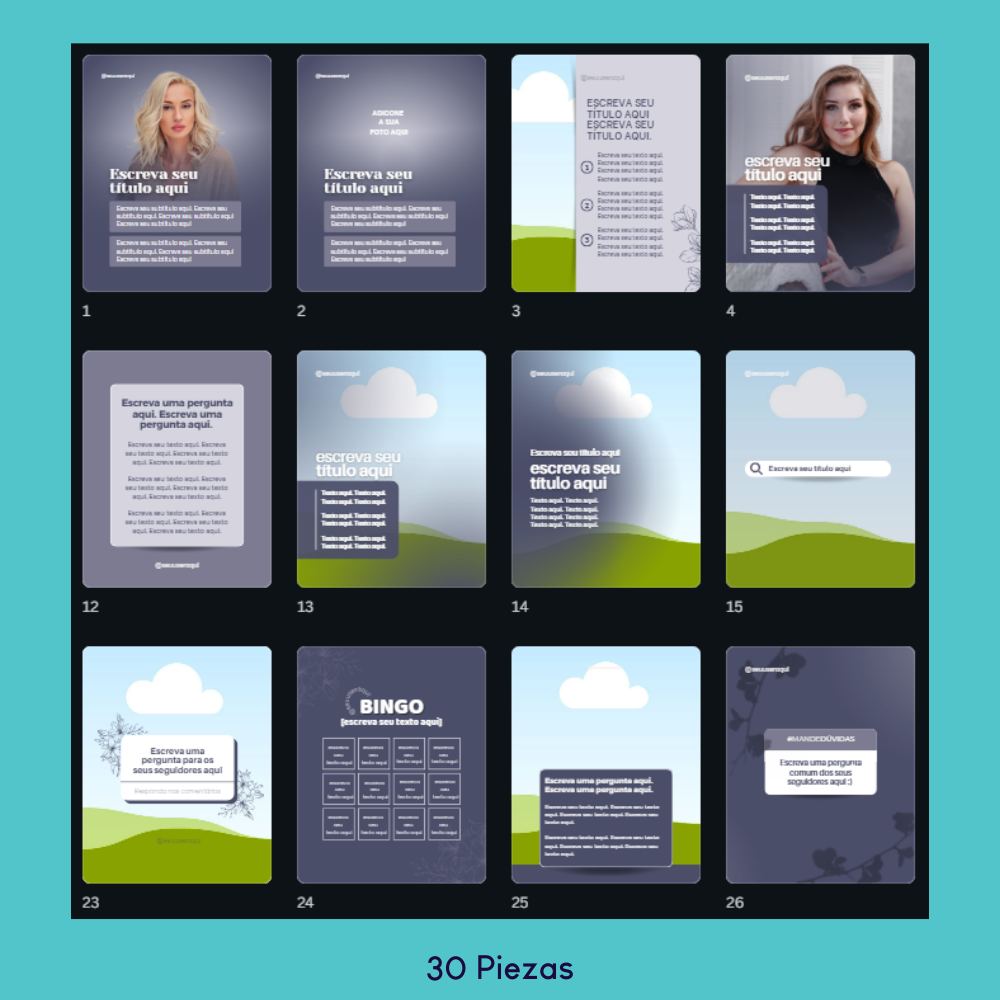 Pack Plantilla Pack Glamour (2)